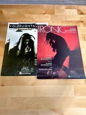 RARE Vintage Alanis Morissette 1995 Sheet Music Piano/Vocal/Guitar Bundle MCA